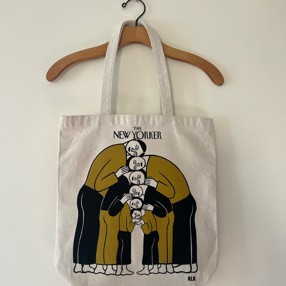 The New Yorker Canvas Tote Bag